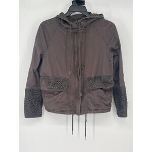 Hei‎ Hei Anthropologie Military Style Jacket Lace Size S Grunge Warcore Preppy